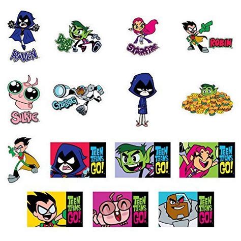 Buy Teen Titans Go! Stickers Set of 15 ( Raven and her demon form ...