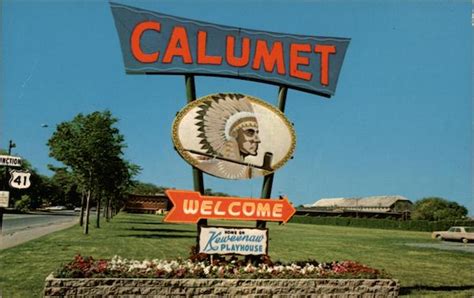 Welcome Sign Calumet, MI