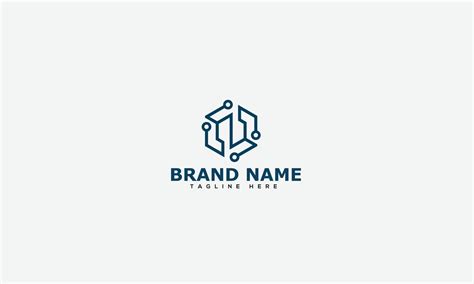 N Logo Design Template Vector Graphic Branding Element 10814003 Vector ...