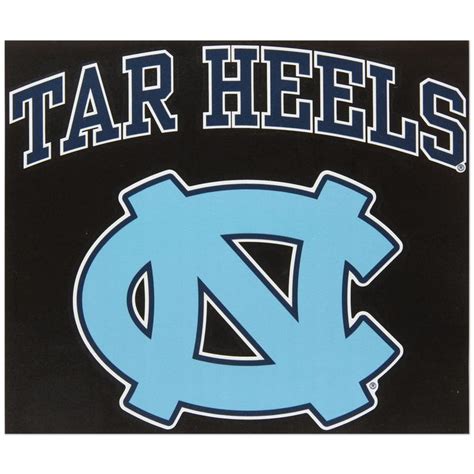 North Carolina Tar Heels 12" x 12" Arched Logo Decal | Tar heels, North ...