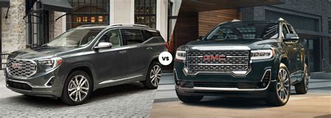 2022 GMC Terrain vs. 2022 GMC Acadia | Albright Buick GMC