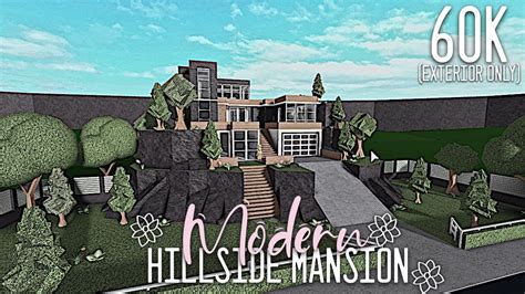 Bloxburg family hillside mansion