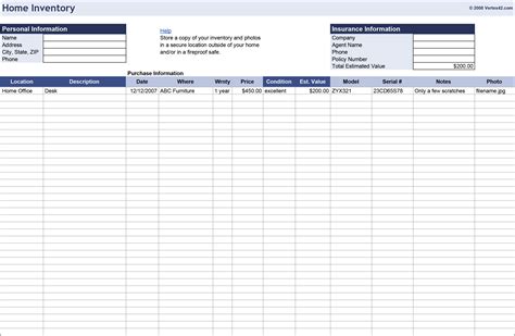 Business Asset List Template – PARAHYENA