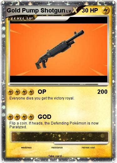 Pokémon Gold Pump Shotgun 1 1 - OP - My Pokemon Card