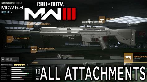 All Attachments of "ACR 6.8" (MCW 6.8) in Modern Warfare III OPEN BETA ...