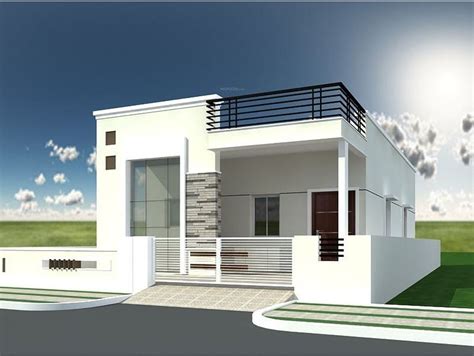 Single Floor House Plan And Elevation - floorplans.click