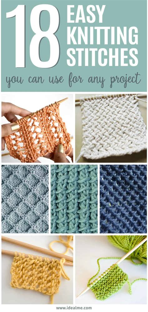 Easy Knitting Stitches For Beginners