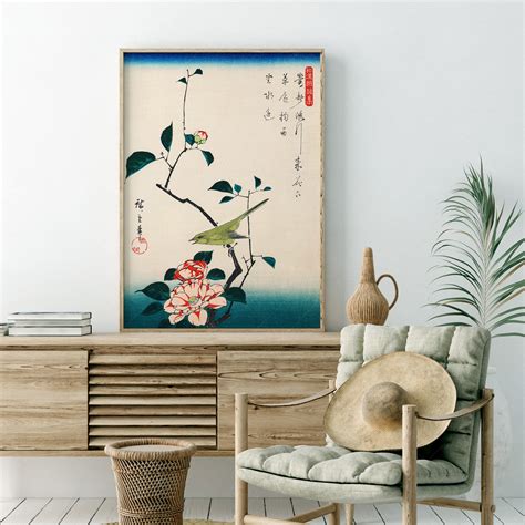 Japanese Wall Art Flower Japanese Art Japanese Painting | Etsy