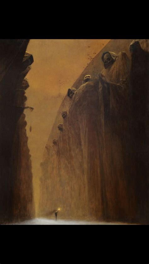 Beksinski AA72 | Death painting, Death art, Valley of death