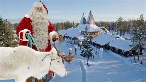 Santa Claus Father Christmas in Lapland Finland videos Rovaniemi ...