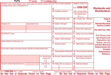 1099-DIV Software - 1099-DIV printing and e-filing by WorldSharp $89