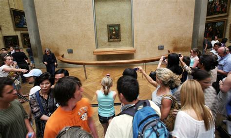 Inside Louvre Museum Mona Lisa