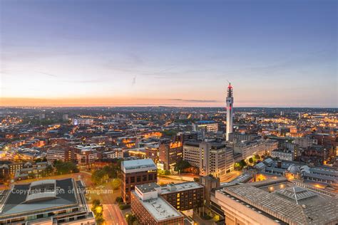 Images of Birmingham Photo Library A night view of Birmingham city ...