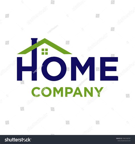 Simple Creative Home Logo Design Template Stock Vector (Royalty Free ...