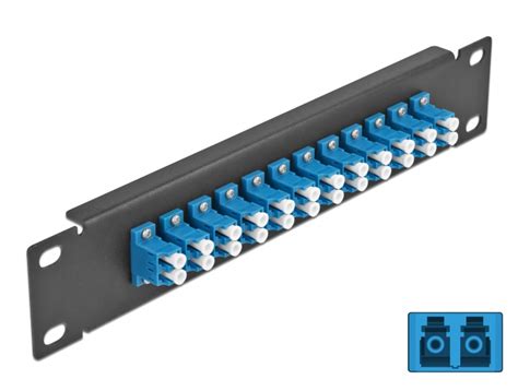 96 Port 1U Fiber Optic Patch Panel Single Mode MTP-LC ...