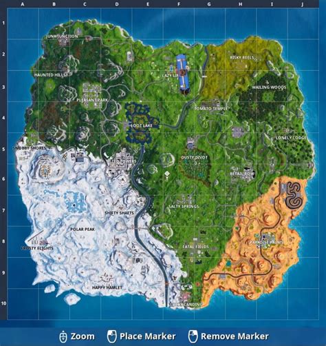 Season 7 map | Old map, Fortnite season 10, Fortnite