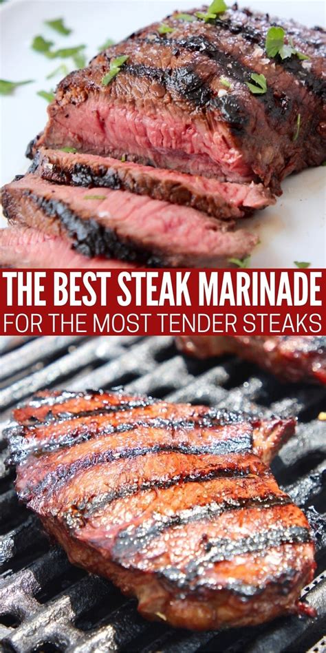 It's easy to make THE BEST sirloin steak marinade with just a few ...