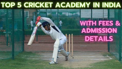 Top 5 Cricket Academy In India With Fees And Admission Details 2021 ...