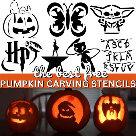 Scary Pumpkin Stencils: Free Printable! Friday We're In, 43% OFF