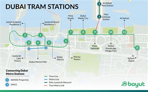 Dubai Tram Guide: Map, Stations, Timings & more - MyBayut