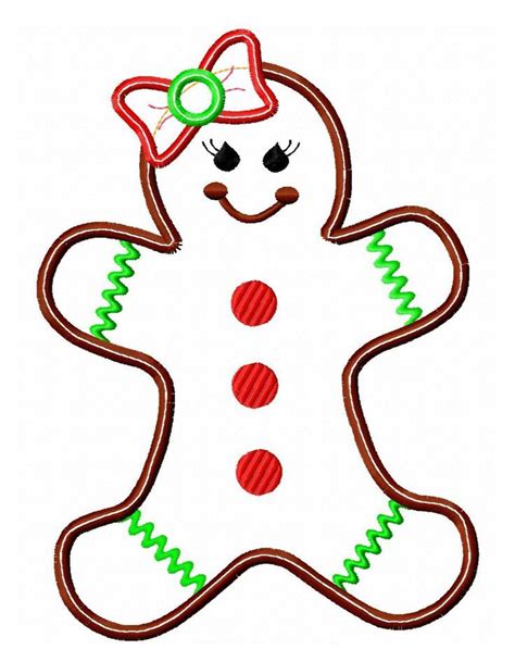 Gingerbread Girl Clipart at GetDrawings | Free download