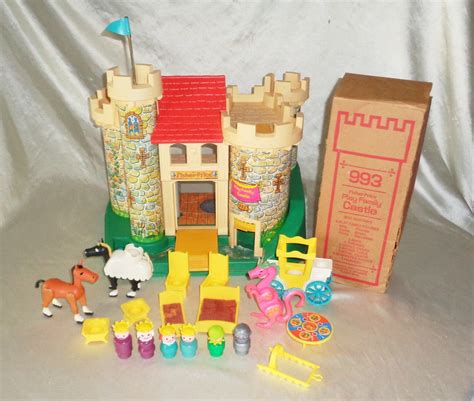 1974 Vintage Fisher Price Little People 993 Castle With Piece in ...