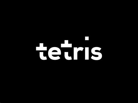 Tetris | Logo design typography, Clever logo design, Tetris design