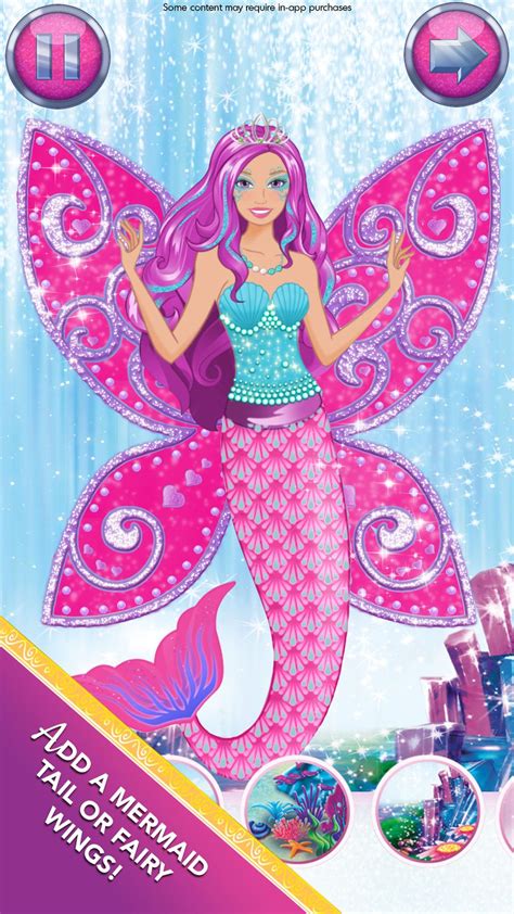 the barbie mermaid game is available for free