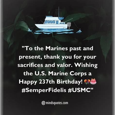 50 Marine Corps Birthday Quotes, Wishes, Messages & Captions