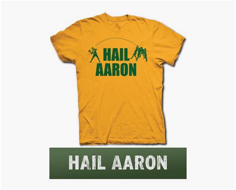 Hail Aaron Rodgers Green Bay Packers Hail Mary Pass - T Shirt, HD Png ...