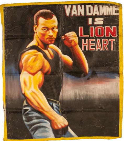 "Lion Heart" Hand Painted Movie Poster from West Ghana. | Movie posters ...