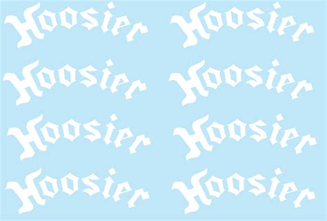 Hoosier Tire Decals – Hurd Hobbies