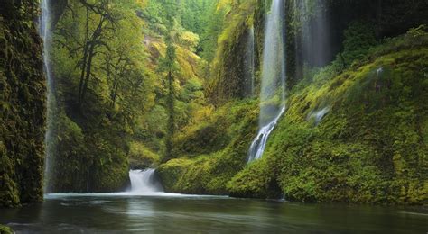 landscape, River, Waterfall, Forest Wallpapers HD / Desktop and Mobile ...