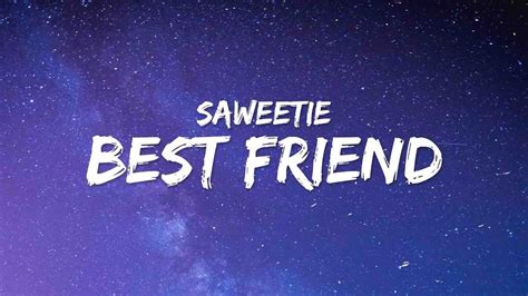 Saweetie - Best Friend (Lyrics) ft. Doja Cat - YouTube in 2022 | Best ...