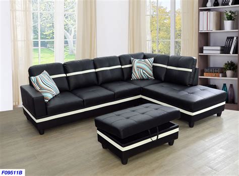 L Shape Sofa Set With Storage | Baci Living Room