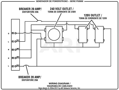 Homelite PS5000 Series 5000 Watt Generator Parts Diagram for Wiring Diagram