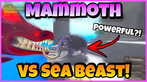 Mammoth Vs Sea Beast [Gone Wrong...] King Legacy Update 3 - YouTube