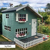 7 Wendy house paint ideas | wendy house, wooden playhouse, play houses