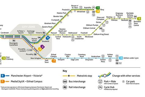 Metrolink Tram Map