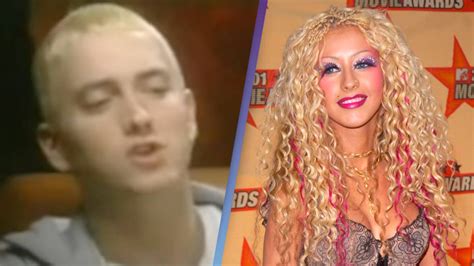 Eminem called Christina Aguilera ‘little b**ch’ and wrote brutal lyric ...