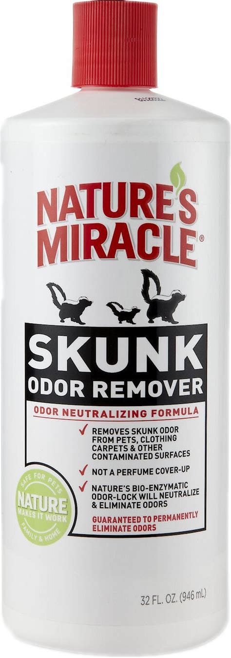 Nature's Miracle Skunk Odor Remover, 32-oz bottle - Chewy.com