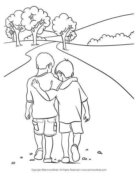 Forgiveness Coloring Pages