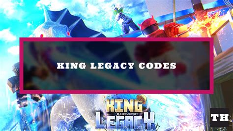 King Legacy Codes [Upd] (December 2024) - Try Hard Guides