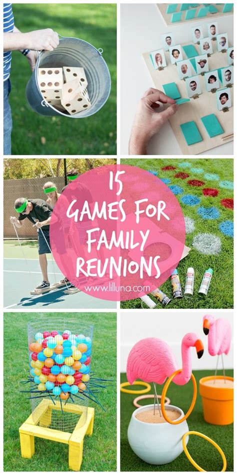 15 Family Reunion Game Ideas - Lil' Luna