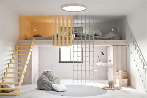 kids bedroom mezzanine | Interior Design Ideas