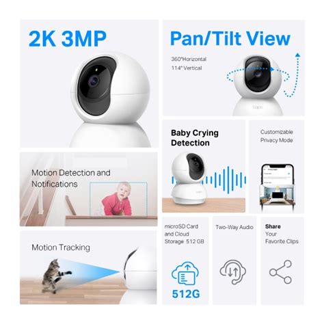 Tapo C210 | Pan/Tilt Home Security Wi-Fi Camera | Tapo