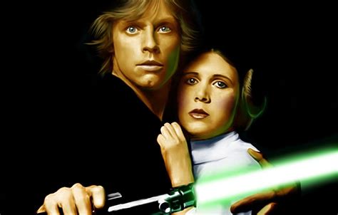 Princess Leia And Luke Skywalker Wallpapers - Wallpaper Cave