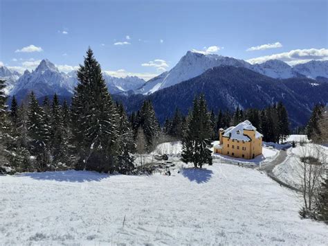 Carnic Alps, Friulian Dolomites, Guided Snowshoeing. Snowshoeing trip ...