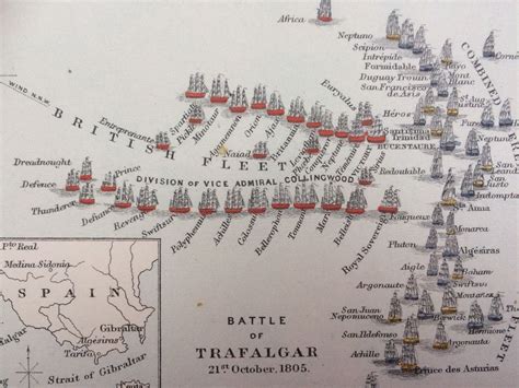 Battle Of Trafalgar Map