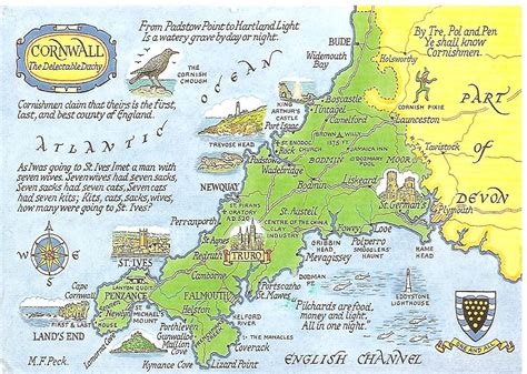 Pin by Louis on Maps and Flags | Cornwall map, Devon and cornwall ...